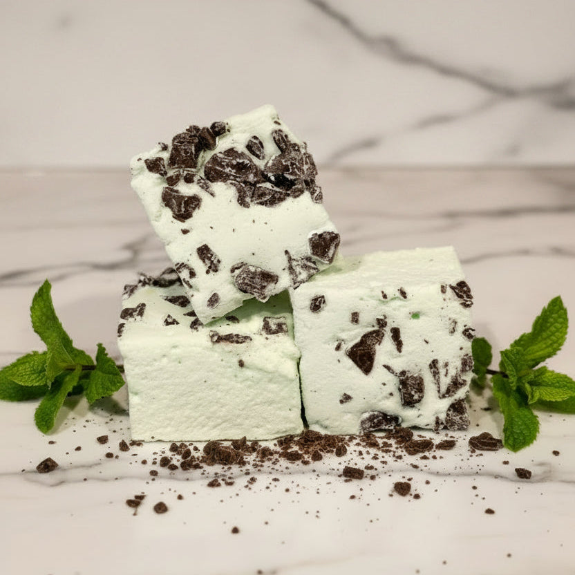 Mint & Dark Chocolate Marshmallows